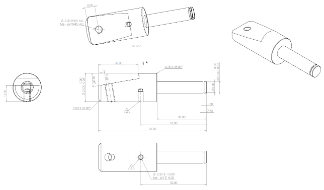 17mm Ring End Rotation Mtg Shaft-r50