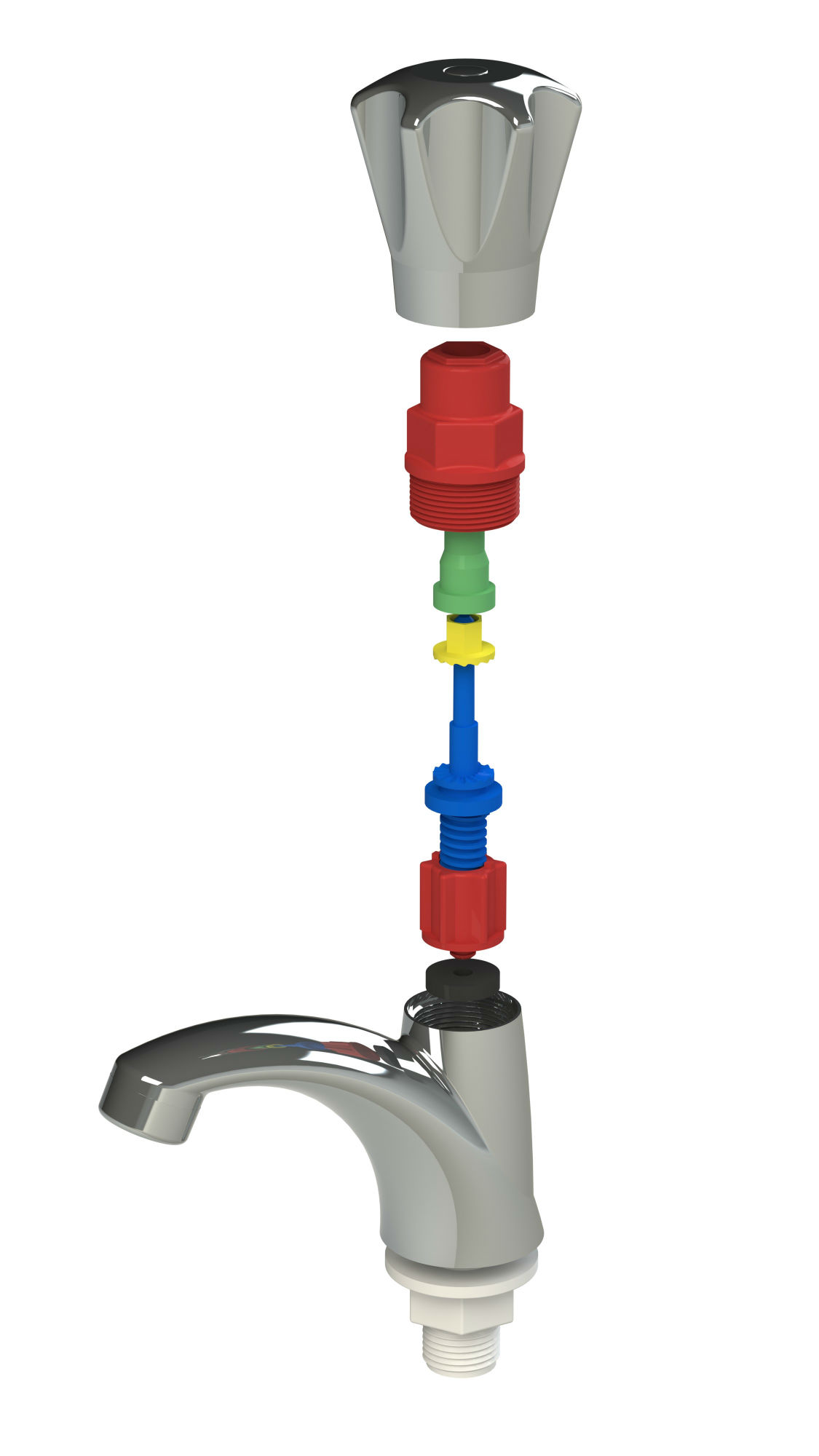 Pillar Tap Chrome 01-r50